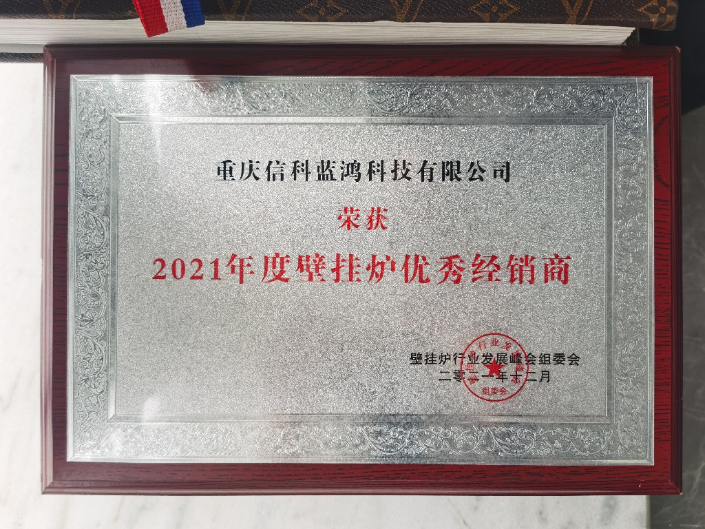 2021年度 壁挂炉优秀经销商